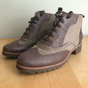 Sperry Top Sider Women’s Brown Leather Ankle Shoe